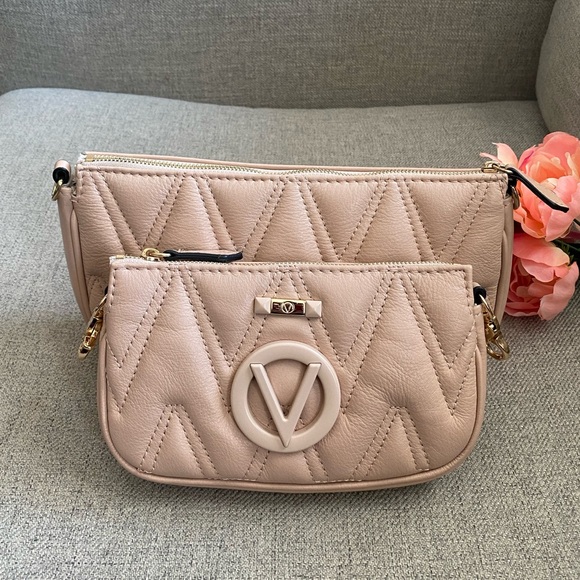 Mario Valentino Demi Quilted Leather Women’s Bag And Pouch✨ - Picture 2 of 10